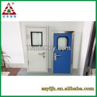 clean room powder coated steel door