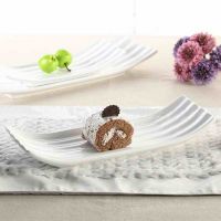 Bamboo Raft Shaped Dissert Plate