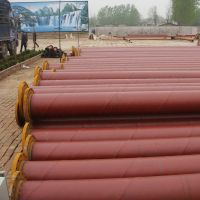 slurry uhmwpe lined steel mining pipe