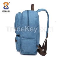 High quality backpack/ vintage canvschool backpack/ Short term travelling backpack/ canvas shoulder bags