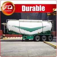 Bulk powder material transport truck tanker , 3 or 2 axle Cement Bulker semi trailer for sale in Pakistan