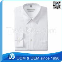 Custom 100% Cotton White Triple Collar Shirt