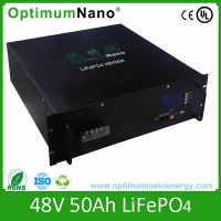 Deep cycle 48v 50ah lifepo4 teiecom battery 