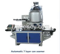 Round paint can seamer