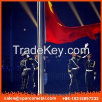 10m indoor internal halyard flag pole 