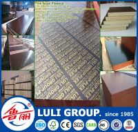 two times hot press 18mm cheap brown/black film faced plywood, formwork plywood