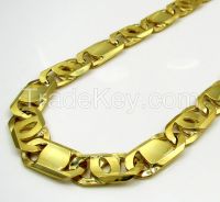 10k Yellow Gold Thick Solid Tiger