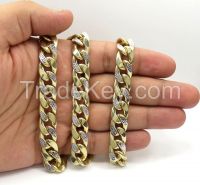 10k Yellow Gold Thick Reversible Two