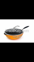 painted enamel pure ceramics Non-stick Non-broken wok pan