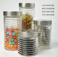 Glass storage jar,glass jar,glass food jar,glass jar set