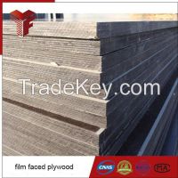 High quality 15mm brown color film faced plywood for funiture