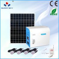 500w home solar systems portable solar lighting system