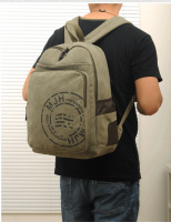 wholesale retro canvas computer backpack