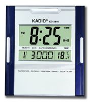 Digital Clock Wall Clock LCD Clock WITH CALENDER KD-3810