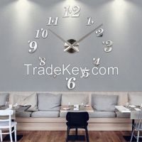 Large DIY Wall Clock Modern Design Watch Home Decor Clocks 3D wall clock