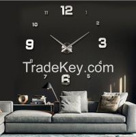 Diy clock Quartz Watch Acrylic Mirror 3d Stickers clock