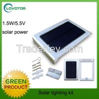 Solar motion sensor light