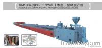 PE Wood Plastic Park Flooring Plate Extrusion Line