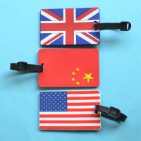 flag luggage tag for suitcase and bag