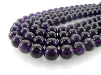 gemstone supplier 6/8/10/12mm wholesale round bead loose natural amethyst