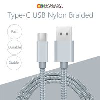 USB Type-C Cable, Rainbow USB Type-C Cable Fast Charger Nylon Braided Cord for Samsung Galaxy S8 S8 Plus, LG G6 G5 V20, Google Nexus 5X/6P, Nintendo Switch, MacBook and More