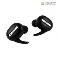 Bluetooth Headset, Rainbow Mini Dual Earbuds Sport Waterproof HD Stereo Sound true Wireless V4.2 Built-in Mic earphones with Charging Box for iPhone Samsung and More Android Phones