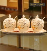 L-D European style ceramic Cruet set coffee set tea set