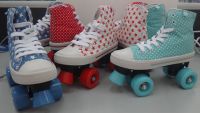 fashionable quad skates canvas star semi soft detachable roller skate cool slide