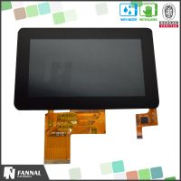 projected 4.3 inch tft capacitive touch panel module WQVGA 480*272 TTL/8bit interface      