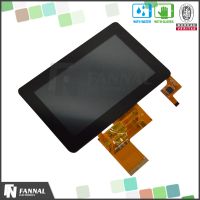 4.3 inch projective capacitive touch sunlight readable, AR/AG/AP treatment