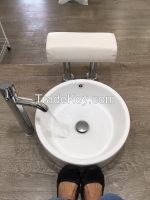 pedicure sink with magnetic jet