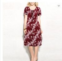 China manufacturer custom wholesale high quality women floral print dresses