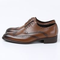 Man's genuine leather dress shoes, business shoes, casual shoes, nice quality shoes, bespoke