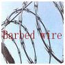 Barbed wire mesh