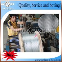 Galvanized steel strand 1*7 for guy wire/ stay wire