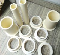 1800C  Alumina Ceramic Tube with flange