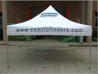 Popular Folding Gazebo with Dye Sublimation Printing on Small MOQ