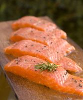 Norwegian Frozen Ray-Finned Salmon Fish