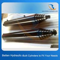 3 stage telescopic hydraulic cylinder for dump truck