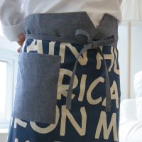 Text Waist Apron