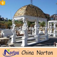 large garden stone gazebo for sale