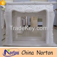 indoor used artificial marble fireplace mantel