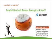 Music Angel Bluetooth LoudSpeaker Portable Baseball Outdoor Handsewn Leather Wireless Bluetooth Speakers NFC Hand-Free Call Mini Speaker Best Adapter and Quality