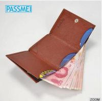 high quality genuine leather custom card holder