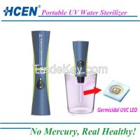 Outdoor camping use portable uv water sterilizer/ water putifier