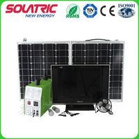 AC12V/33ah 300W High Efficiency Solar System for Home Lighting and Outdoor Using