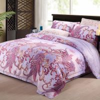 Waltz best 100% cotton modern floral sheet set jacquard bedding set