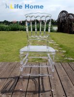 Napoleon Transparent chiavari chair crystal clear wedding chair banquet hotel chair