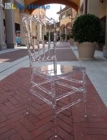 Crown chiavari chair crystal clear wedding chair banquet hotel chair