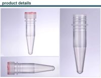 1.5ml V-bottom Test Tubes With Caps Lab Centrifuge  Tubes